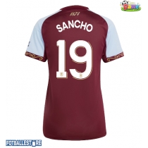 Aston Villa Jadon Sancho #19 Hjemmedrakt Dame 2025-26 Kortermet